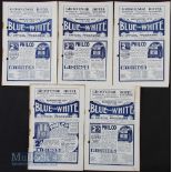 1936/37 Manchester City home reserve match programmes to include WBA reserves, Huddersfield Town