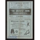 1923/24 Pre-league Carlisle Utd v Cleaton Moor Celtic FAC qualifying match programme 13 October