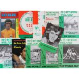 Selection of Northern Ireland internationals to include 1971 USSR, Wales 1972 Spain at Hull 1973