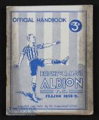 1928/29 Brighton & Hove Albion handbook full of stats photos and general information including