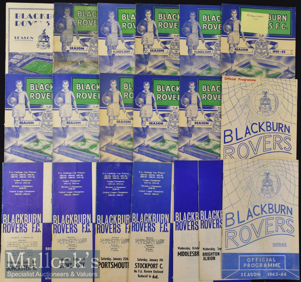 1940 Blackburn Rovers Away Football Programmes to include 1946/47 v Brentford 3 May (x2 one with - Image 4 of 4