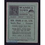 1926/27 Swansea Town handbook full of stats, photos and general information including results/