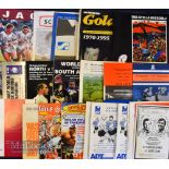 Bumper Bundle of Rugby Programmes/Ephemera (25): Great wide selection of rugby interest. Programmes:
