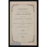 V Rare 1928 All Blacks in S Africa Rugby Luncheon Menu: Always fireworks when these two super-powers