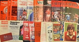 Selection of Manchester Utd items to include Supporters Year Books nos. 2-4, 8-10, ‘There’s only one