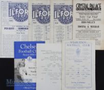 Selection of non-league match programmes to include 1945/46 Barking v Romford Essex Senior Cup final