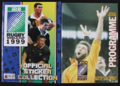 RWC 1987 and 1999 Rugby Pair (2): The large, bold, desirable overall issue for the group stages of