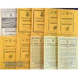 Newport Rugby Programmes 1954-1963 (10): Issues at home v Cardiff 1957-8 & 1958-9, Cambridge Univ. &