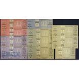 1948 London Olympics Complementary Ticket Selection (11) incl 6x Athletics, one missing stub, 2x
