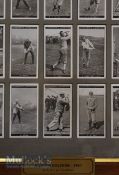 W A & A C Churchman’s Golfing Cigarette Card c1927 titled ‘Famous Golfers’ – full set of 50/50