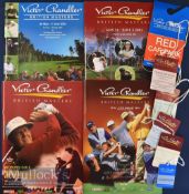 4x British Masters Signed Golf Programmes from 1999-2002 to incl 46 various signatures of mostly