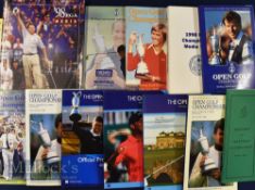 Collection of Assorted Golf Programmes, Media Guides to cover Majors, Ryder Cup and more (45+) Box