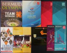 2012 London Olympics Memorabilia Selection – incl Bermuda and Monaco team guides, Cyprus, Estonia