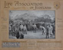 BROWN, MICHAEL JAMES (1853-1947) – original 1898 Life Association of Scotland Golfing Calendar