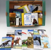Box of Horse Racing Race Cards - various for fixtures both in UK and Internationally including