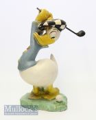 1950s Walt Disney Donald Duck golfing figure made under licence by Leonards Ltd – replica hard