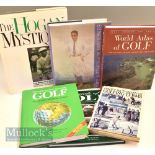 Various Golfing Books to include The Hogan Mystique, Life & Times of Bobby Jones Portrait of a
