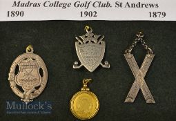 Interesting Collection of Madras College St Andrews (Founded in 1833) Golf Club medals (4) – small