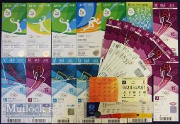 Mixed Olympics Games Tickets (35) – incl 2004 Athens taekwondo, 2008 Beijing football, 6x 2016 Rio