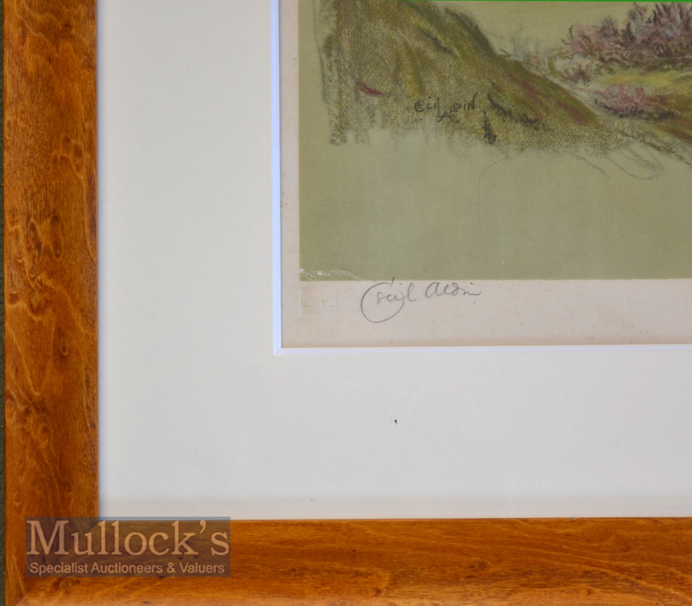 CECIL ALDIN c1910 – After “Famous Golf Links” Westward Ho! 6th Green - signed in pencil ltd ed - Image 2 of 2