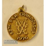 1976 US 58th PGA Championship players gilt medal – played at The Congressional Country Club Bethesda