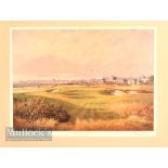 Shearer, Donald (signed) – Royal Troon Golf colour prints entitled The Rabbit, Royal Troon’ and ‘The