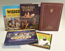 Cricket Book Selection to include The Wisden Book of Cricket Memorabilia, Treasures of Lord’s, MCC