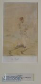 FRANCIS POWELL HOPKINS – MAJOR SHORTSPOON (1830-1913) - original golfing watercolour titled “The Rut