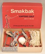 SmakBak Captive Golf - Golf Practice aid within original red box, ball, two pegs, string and
