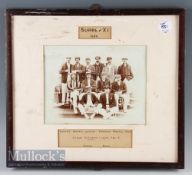 1898 Surrey XI Cricket Team Photograph official 19th Century team photograph, framed, overall