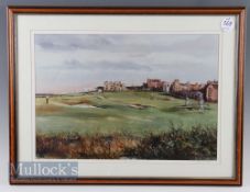 Smith, Roy (signed) Artist Proof golf print entitled ‘St Andrews R&A’ signed in pencil to border,