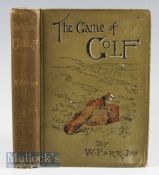 Park, W Junior – The Game of Golf Book 1896 a detailed 261 page book, illustrated, in decorative
