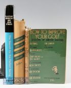 Golf Instruction Books titles including How To Improve Your Golf 1925, The Search For The Perfect