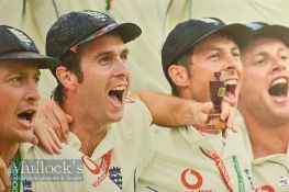 2x Iconic Cricket Prints on Canvas depicting England Ashes Victory v Australia 2005 both