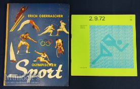 1972 Munich Olympics Erich Oberrascher Olympischer Sport Sticker Album appears complete with some