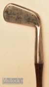 Anderson of Anstruther patent small chunky head negative loft putter stamped George Lowe St Annes on