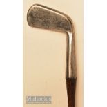 Anderson of Anstruther patent small chunky head negative loft putter stamped George Lowe St Annes on