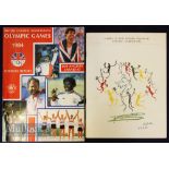 1984 Los Angeles Olympics Opening Ceremony Programme in good condition with British Olympic
