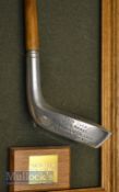 James Braid Putter – Mills alloy mallet head Braid-Mills model putter inscribed to the rear ‘Copy