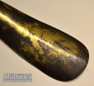 Charles Gibson stamped North Berwick 1886 bronzed shoe horn. Note: Part One – Golf Collection