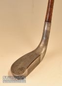 Unusual The Mills Y model long nose alloy mallet head putter upright lie with central metal face
