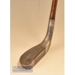 Unusual The Mills Y model long nose alloy mallet head putter upright lie with central metal face