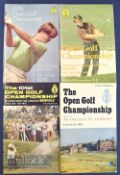 1970-1981 Open Golf Championship Programmes including 1970 St Andrews (Jack Nicklaus – second