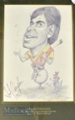 Limited Edition Tony Rafty (1915-2015) Golf Caricature Prints featuring Nick Price, Tom Kite and