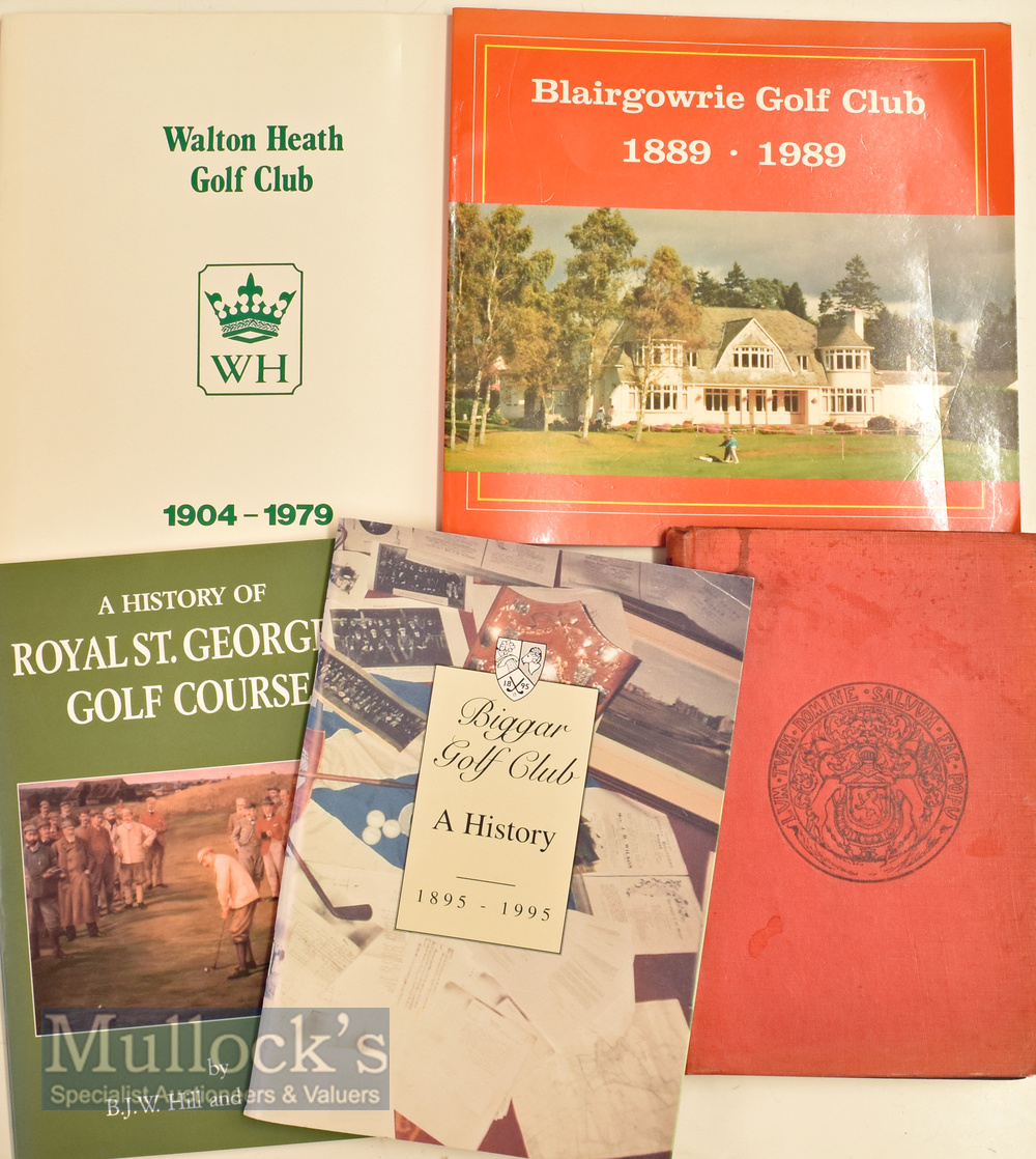 Caw, William – King James VI Golf Club record and Records book 1912 (missing font plate and map),