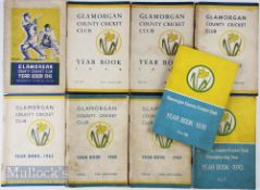 1946 to 1976 Glamorgan County Cricket Club Yearbooks (9) – incl 1946, 1948, 1949, 1961, 1962,