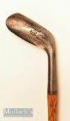 Myles Paxie Round Backed driving iron with the British and US patent with inner circle stamped to