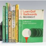Golf Instruction Books titles include Learn Golf Backwards, A Round of Golf with Tommy Armour,