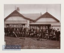 Lothianburn Golf Club 1902 Photograph by J Patrick, depicting members of the Lothianburn Golf Club