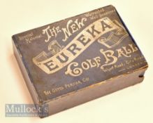 Original Eureka Golf Ball by the Guttie Perk Percha Company London slide out golf ball box for one